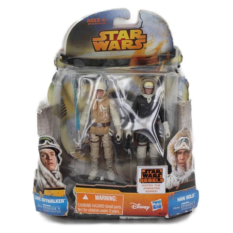 Star Wars Mission Series Luke Skywalker and Han Solo Hoth Gear Action Figures Cover