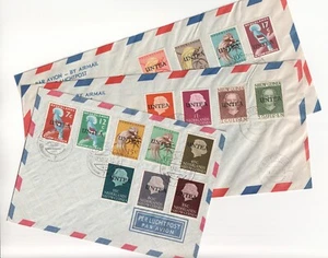 Netherlands New Guinea UNTEA United Nations cpl set fdc 1 XI and 1 X 1962 . . - Picture 1 of 2