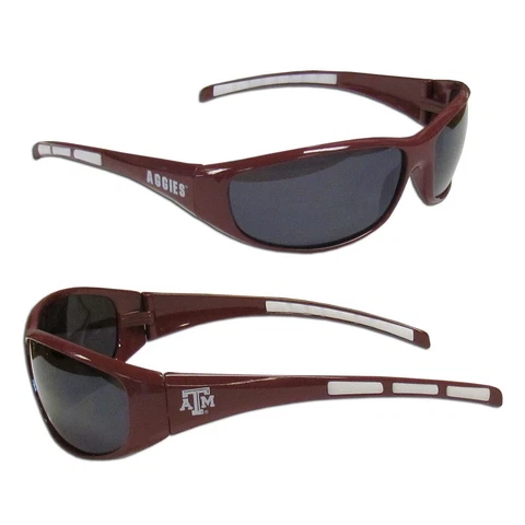 Texas Aggies A&M Wrap Sunglasses Sports NCAA Shades College Glasses Fan Team Cover