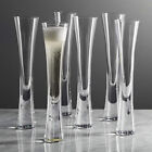 Champagne Glasses Glitter Flutes Clear Cups Bar Party Gift Wedding Wine Glas ZDP