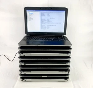 Lot of 9 - Dell Latitude E5530 & E5520, i5 & i3 Laptops - 15.5", 4GB RAM - Picture 1 of 24