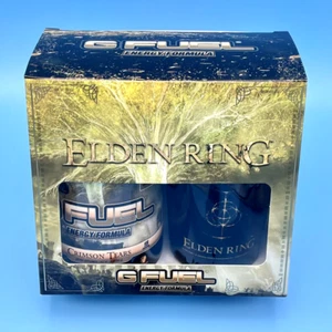 G Fuel Elden Ring Crimson Tears Collector's Box Tub + Shaker Cup & Sticker - Picture 1 of 3