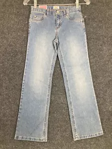 Circo Youth Girls Boot Cut Easy Fit Midrise Adjustable Waist Blues Jeans Size 8 - Picture 1 of 10