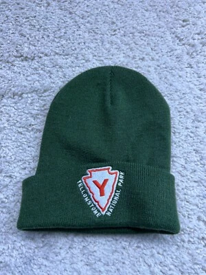 Gorro tejido con aguja americana Urban Outfitters Parque Nacional de Yellowstone Foto 1 de 4