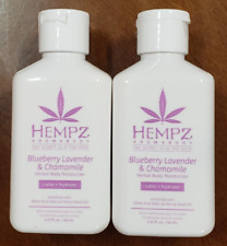 2xHempz Aromabody Blueberry Lavender & Chamomile Herbal Body Moisturizer 2.25oz