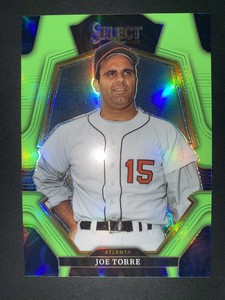 2023 SELECT GREEN PRIZM JOE TORRE /75 BRAVES