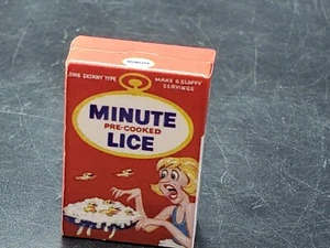 2020 Topps Series 1 Wacky Packages Minis Series Minute Lice 3d puny products - Imagen 1 de 5