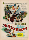 1953 Movie Moulin Rouge Vintage Print Ad Zsa Zsa Gabor Suzanne Flon Musical USA