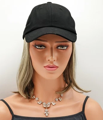 SOMBRERO CLÁSICO de Henry Margu, sombrero negro con pelo, 12H - marrón/rubio, ¡LIQUIDACIÓN! ¡NUEVO! Foto 1 de 4