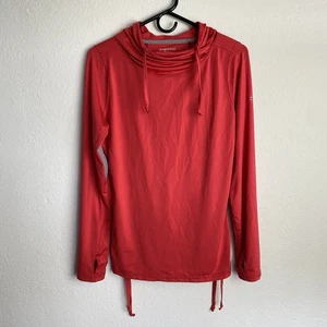 Exofficio Sol Cool Sun Hoody Women's Small Long Sleeve Hooded Shirt Coral Pink - Picture 1 of 12