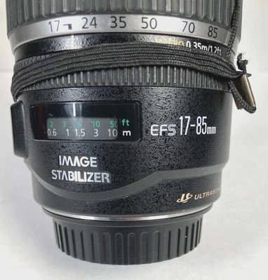 Canon EFS 17-85mm f/4-5.6 IS USM lens Digital EOS Rebel Image Stabilizer - Image 1 of 4