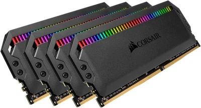 CORSAIR DOMINATOR PLATINUM 32GB DDR4 3200MHZ (4X8GB) CMT32GX4M4E3200C16 - Image 1 of 3
