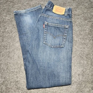 Youth Boys Levis 511 Dark Wash Slim Fit Cotton Jeans 27x27 14 Regular - Picture 1 of 12