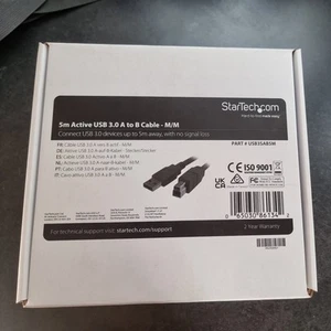 Startech Com 5M Active Usb 3.0 A To B Cable - Afbeelding 1 van 5
