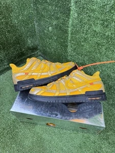 Size 11.5 - Nike Off-White x Air Rubber Dunk University Gold - Picture 1 of 14