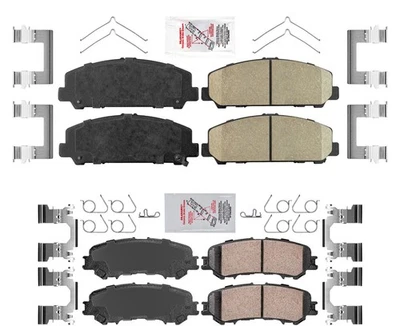AmeriBRAKES OE Style F&R Ceramic Disc Brake Pads For 2017-2021 Nissan Titan - Image 1 of 4