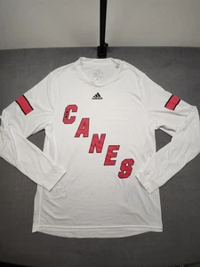 Adidas Carolina Hurricanes Long Sleeve Shirt Men’s Medium - Picture 1 of 5