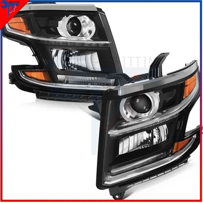 2 X Headlights Assembly For 2015-2017 Chevrolet Tahoe Suburban 5.3L 5328CC V6 Foto 1 de 4