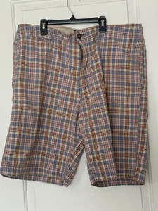 AMERICAN EAGLE VINTAGE PLAID  SHORTS 38 CLASSIC LENGTH BAGGY LOOSE MEN’S - Picture 1 of 10