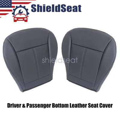 Fits 2007 to 2014 Ford Edge Limited Driver & Passenger Bottom Leather Seat Cover Foto 1 de 4