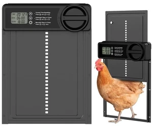 Automatic Chicken Coop Door, Battery Powered Electric Chicken Coop Door with ... - Picture 1 of 6