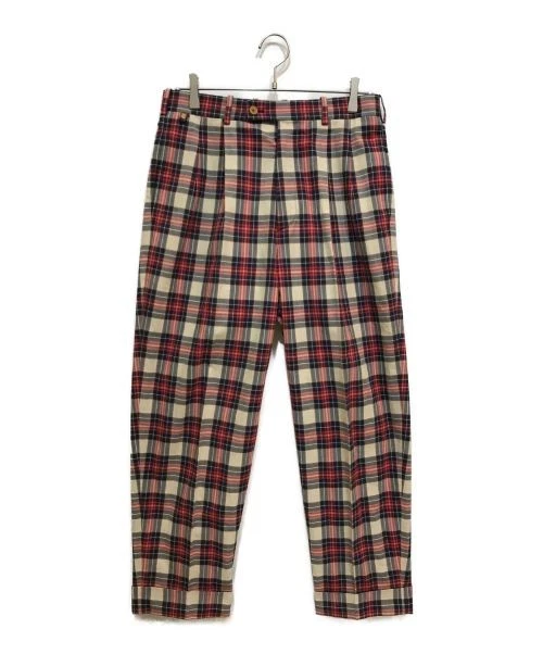 BERNARD ZINS                    ALBERT trousers Red×Blue 96230/094 - Image 1 of 4