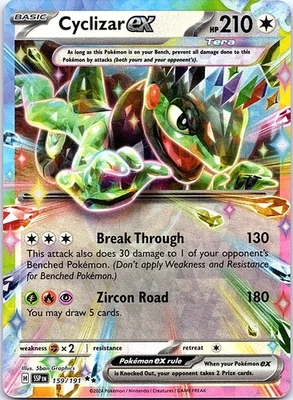 SV08: Surging Sparks #159/191 Cyclizar ex - Image 1 of 2
