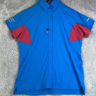 Camisa Shimano Abotonada Para Mujer Mediana Ciclismo Wicktex Bolsillo Trasero Pico Deportes Foto 1 de 4