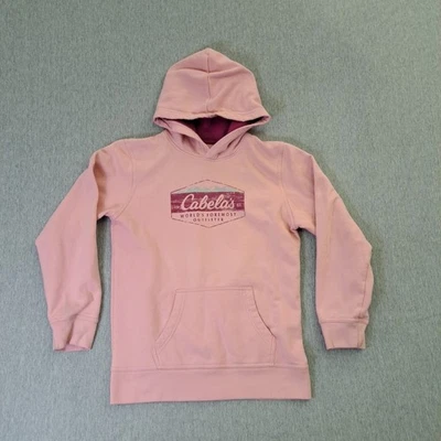 Cabela's Mujer Sudadera con Capucha Rosa Talla XL Pullover Sudadera Bolsillo Frontal Foto 1 de 4