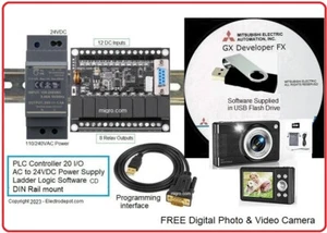 SPS Starter Kit Programmierbare Steuerung FX mit professioneller Programmiersoftware - Bild 1 von 9