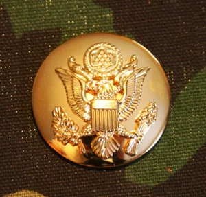 US ARMY ENLISTED MALE SERVICE CAP INSIGNIA - Picture 1 of 1