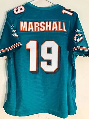 Reebok Women's Premier Jersey Miami Dolphins Brandon Marshall Teal sz 2XL - Image 1 of 2