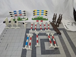 Playmobil Horse Jumping Rails Lot 3854 Jumpers - Picture 1 of 8