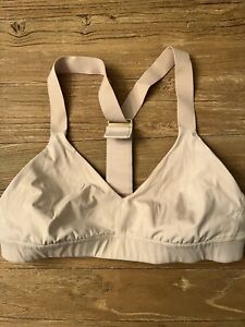 Athleta A-C  Pyramid Sports Bra 354085 - Size XS Nude Pink T-Strap Light Support