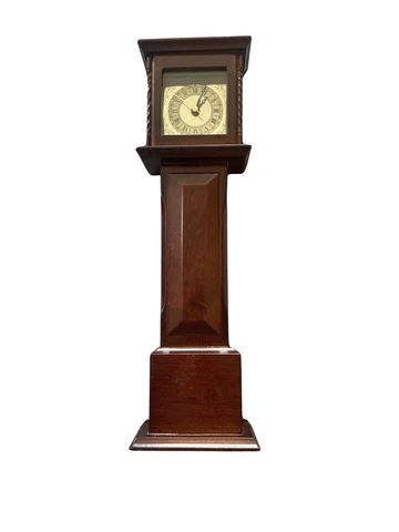 The Bombay Company Miniature Mini Grandfather Clock Desk Decor 13" NOT WORKING Cover