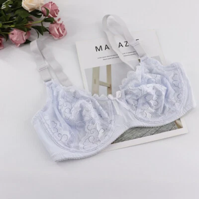 Mens Bras Sissy Brassiere 36-54AA ABCDE Crossdresser Sexy Lingerie Lace Bralette - Image 1 of 4