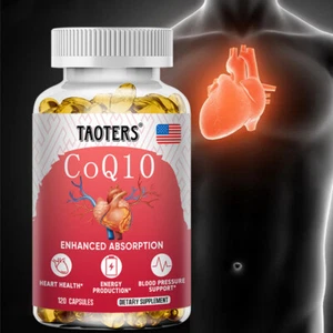Suplemento alimenticio vegano CoQ-10 coenzima Q10 400 mg 120 cápsulas vegetales - Imagen 1 de 11