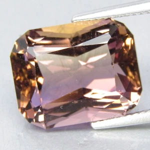 11.27Cts Natural Gorgeous Bolivian Ametrine Cushion Cut Collection Loose Gem - Picture 1 of 6