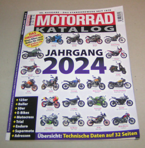 Motorrad Katalog 2024 - 125 Roller 50er E-Bikes Motocross Trial Enduro Supermoto