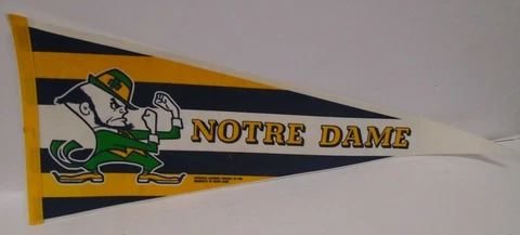 Notre Dame Fighting Irish Pennant Officially Licensed 30" Long 020320STOR Cover