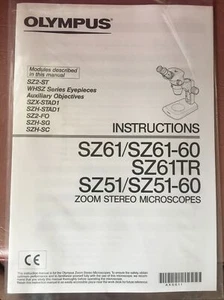 Olympus SZ61 SZ61-60 SZ61TR SZ51 SZ51-60 Instrucciones - Imagen 1 de 1