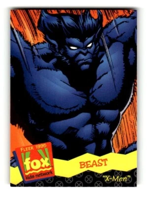 1995 Fox Kids Network X-Men Collectible Trading Card #102 Beast - Image 1 of 4