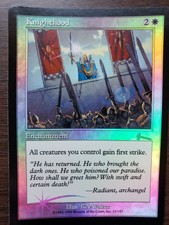 MTG 1 Foil Knighthood Urza's Legacy LP Lightly Played