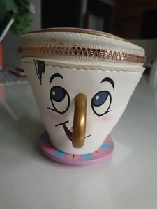 The Disney Store Beauty And The Beast Chip Tea Cup Purse Zip Small Mug - Picture 1 of 9