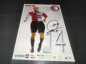 Shinji Ono hand signed Feyenoord Rotterdam Club autograph card - Picture 1 of 2