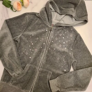 Girls Velour Hooded Jacket, size 10 - Picture 1 of 5