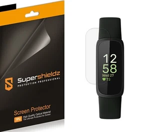 3 x protection d'écran transparente Supershieldz pour Fitbit Inspire 3 (TPU) - Photo 1 sur 2
