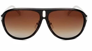 Gafas de sol de diseñador PRIVE REVAUX The McQueen gris tortuga con estuche, aviador - Imagen 1 de 4