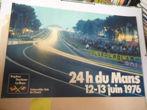 Original Poster 24 Hours of Le Mans 1976 Acrylic Poster 24H - Picture 1 of 6