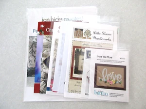 Buttons Galore More, Cardinals, Santa+ Cross Stitch Pattern LOT - Picture 1 of 10
